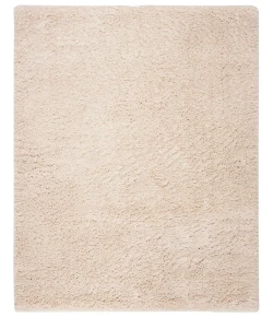 Safavieh Fontana Shag  Creme FNT800 5 ft. 3 in. X 5 ft. 3 in. Square Rug