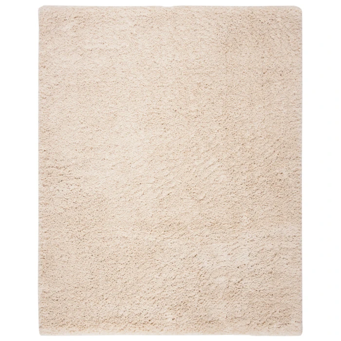 Safavieh Fontana Shag  Creme FNT800 8 ft. X 8 ft. Square Rug
