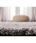 Safavieh Fontana Shag  Grey FNT800 8 ft. X 8 ft. Square Rug