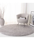 Safavieh Fontana Shag  Grey FNT800 6 ft. 7 in. X 6 ft. 7 in. Round Rug