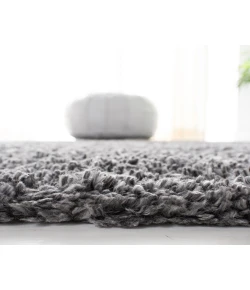 Safavieh Fontana Shag  Silver FNT800 6 ft. 7 in. X 6 ft. 7 in. Square Rug