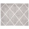 Safavieh Fontana Shag  Grey / Cream FNT815 6 ft. 7 in. X 6 ft. 7 in. Square Rug
