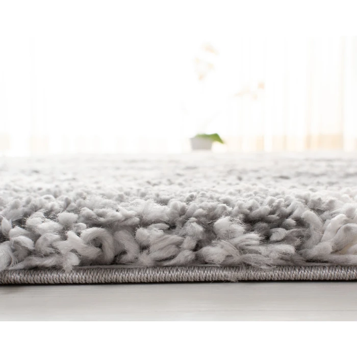 Safavieh Fontana Shag  Grey / Cream FNT818 8 ft. X 10 ft. Rectangle Rug