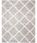 Safavieh Fontana Shag  Grey / Cream FNT821 8 ft. X 10 ft. Rectangle Rug