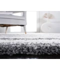 Safavieh Fontana Shag  Grey / Charcoal FNT840 5 ft. 3 in. X 7 ft. 6 in. Rectangle Rug
