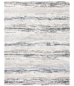 Safavieh Fontana Shag  Ivory / Grey FNT842 8 ft. X 10 ft. Rectangle Rug