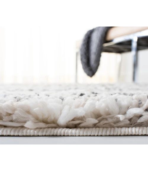 Safavieh Fontana Shag  Ivory / Grey FNT842 8 ft. X 10 ft. Rectangle Rug