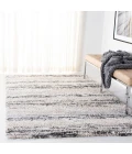 Safavieh Fontana Shag  Ivory / Grey FNT842 8 ft. X 10 ft. Rectangle Rug