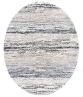 Safavieh Fontana Shag  Ivory / Grey FNT842 8 ft. X 8 ft. Round Rug