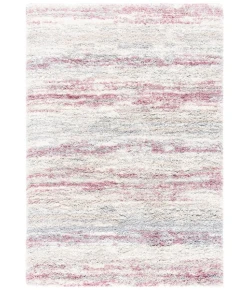 Safavieh Fontana Shag  Ivory / Pink FNT842 9 ft. X 12 ft. Rectangle Rug