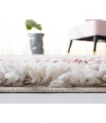 Safavieh Fontana Shag  Ivory / Pink FNT842 9 ft. X 12 ft. Rectangle Rug