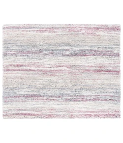 Safavieh Fontana Shag  Ivory / Pink FNT842 3 ft. X 3 ft. Square Rug