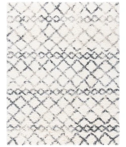 Safavieh Fontana Shag  Ivory / Grey FNT845 10 ft. X 14 ft. Rectangle Rug