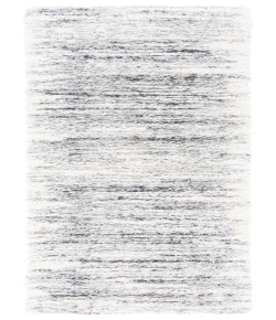 Safavieh Fontana Shag  Ivory / Grey FNT850 2 ft. 3 in. X 10 ft. Runner Rug
