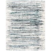 Safavieh Fontana Shag  Ivory / Teal FNT850 6 ft. 7 in. X 9 ft. Rectangle Rug