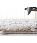 Safavieh Fontana Shag  Ivory / Teal FNT850 8 ft. X 10 ft. Rectangle Rug