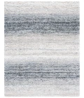 Safavieh Fontana Shag  Ivory / Grey FNT852 2 ft. 3 in. X 4 ft. Accent Rug