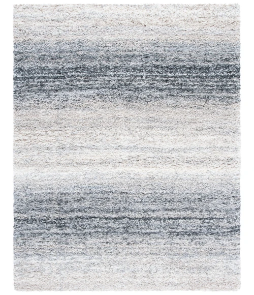 Safavieh Fontana Shag  Ivory / Grey FNT852 2 ft. 3 in. X 4 ft. Accent Rug
