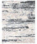 Safavieh Fontana Shag  Grey / Ivory FNT853 4 ft. X 6 ft. Rectangle Rug