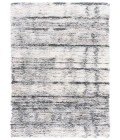 Safavieh Fontana Shag  Ivory / Grey FNT855 2 ft. 3 in. X 12 ft. Runner Rug