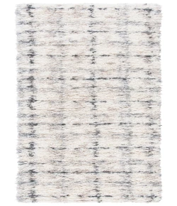 Safavieh Fontana Shag  Grey / Ivory FNT868 2 ft. 3 in. X 8 ft. Runner Rug