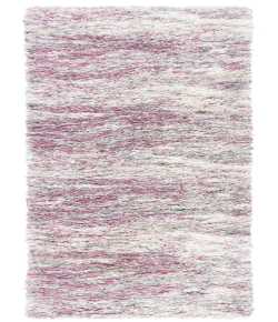 Safavieh Fontana Shag  Pink / Grey FNT875 2 ft. 3 in. X 8 ft. Runner Rug