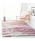 Safavieh Fontana Shag  Pink / Grey FNT875 3 ft. X 5 ft. Rectangle Rug