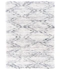 Safavieh Fontana Shag  Ivory / Grey FNT881 2 ft. 3 in. X 6 ft. Runner Rug