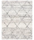 Safavieh Fontana Shag  Grey / Ivory FNT886 5 ft. 3 in. X 7 ft. 6 in. Rectangle Rug