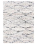 Safavieh Fontana Shag  Grey / Ivory FNT888 2 ft. 3 in. X 6 ft. Runner Rug