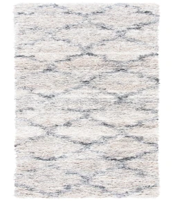 Safavieh Fontana Shag  Grey / Ivory FNT888 2 ft. 3 in. X 6 ft. Runner Rug