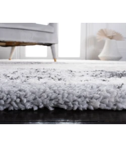 Safavieh Fontana Shag  Ivory / Grey FNT892 9 ft. X 12 ft. Rectangle Rug