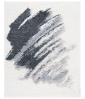 Safavieh Fontana Shag  Grey / Ivory FNT896 4 ft. X 6 ft. Rectangle Rug