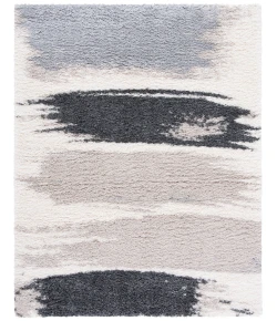 Safavieh Fontana Shag  Grey / Ivory FNT898 3 ft. X 5 ft. Rectangle Rug