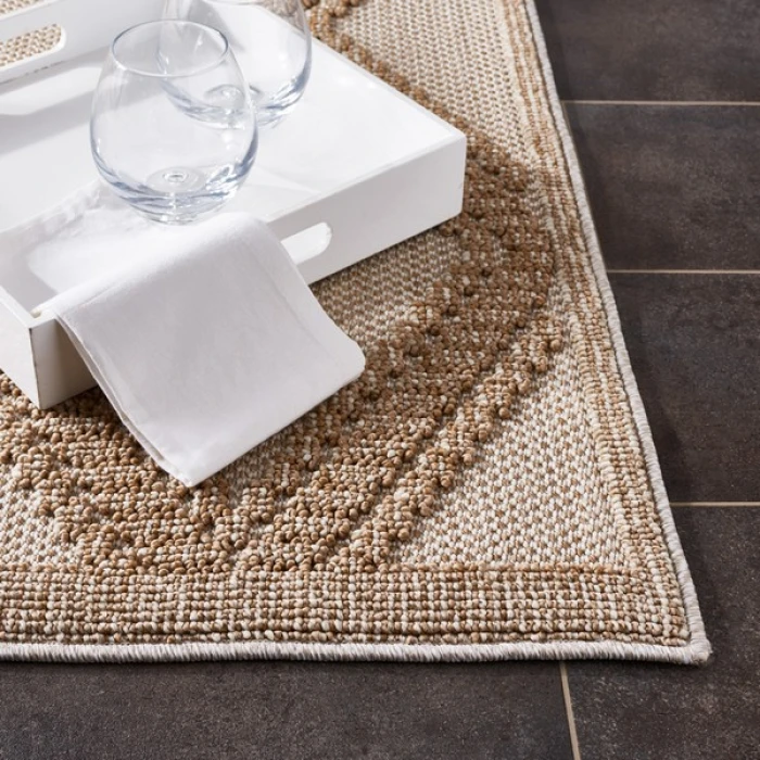 Safavieh Global Beige / Brown GLB226 9 ft. X 12 ft. Rectangle Rug