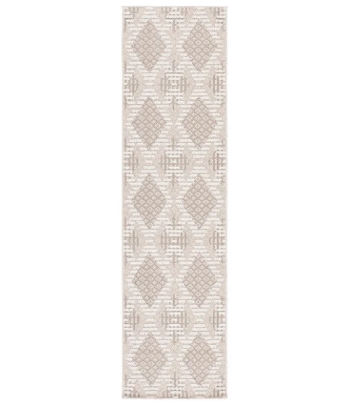Safavieh Global Beige / Ivory GLB420 2 ft. 2 in. X 8 ft. Runner Rug