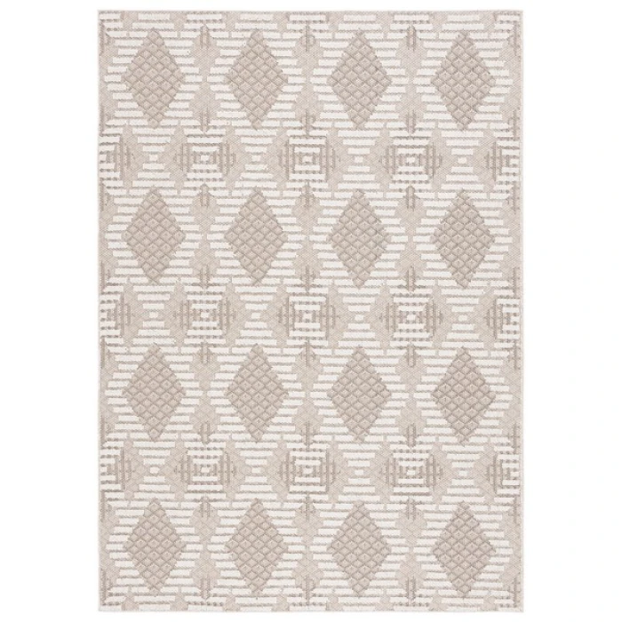 Safavieh Global Beige / Ivory GLB420 9 ft. X 12 ft. Rectangle Rug