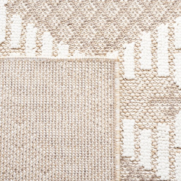 Safavieh Global Beige / Ivory GLB420 6 ft. 7 in. X 6 ft. 7 in. Round Rug