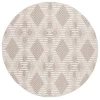 Safavieh Global Beige / Ivory GLB420 6 ft. 7 in. X 6 ft. 7 in. Round Rug