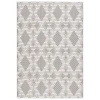 Safavieh Global Grey / Ivory GLB420 5 ft. 3 in. X 7 ft. 6 in. Rectangle Rug