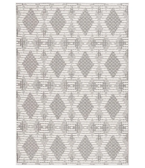 Safavieh Global Grey / Ivory GLB420 9 ft. X 12 ft. Rectangle Rug