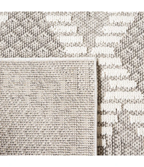 Safavieh Global Grey / Ivory GLB420 9 ft. X 12 ft. Rectangle Rug