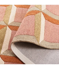 Safavieh Genre Pink / Beige GRE101 6 ft. X 9 ft. Rectangle Rug