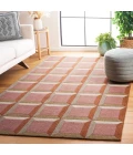 Safavieh Genre Pink / Beige GRE101 6 ft. X 9 ft. Rectangle Rug