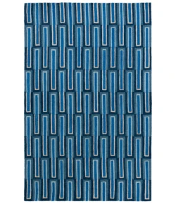 Safavieh Genre Blue / Ivory GRE105 8 ft. X 10 ft. Rectangle Rug