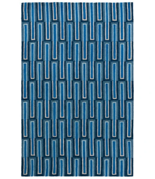 Safavieh Genre Blue / Ivory GRE105 3 ft. X 5 ft. Rectangle Rug