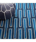 Safavieh Genre Blue / Ivory GRE105 3 ft. X 5 ft. Rectangle Rug