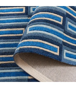 Safavieh Genre Blue / Ivory GRE105 8 ft. X 10 ft. Rectangle Rug