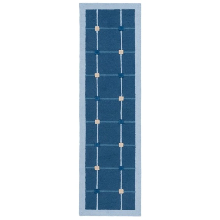 Safavieh Genre Blue / Beige GRE205 2 ft. 3 in. X 8 ft. Runner Rug