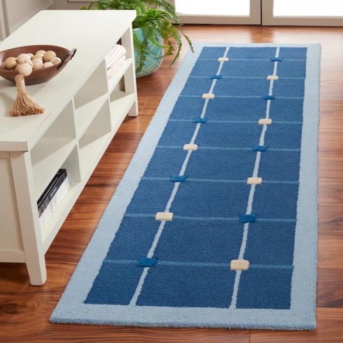 Safavieh Genre Blue / Beige GRE205 2 ft. 3 in. X 8 ft. Runner Rug